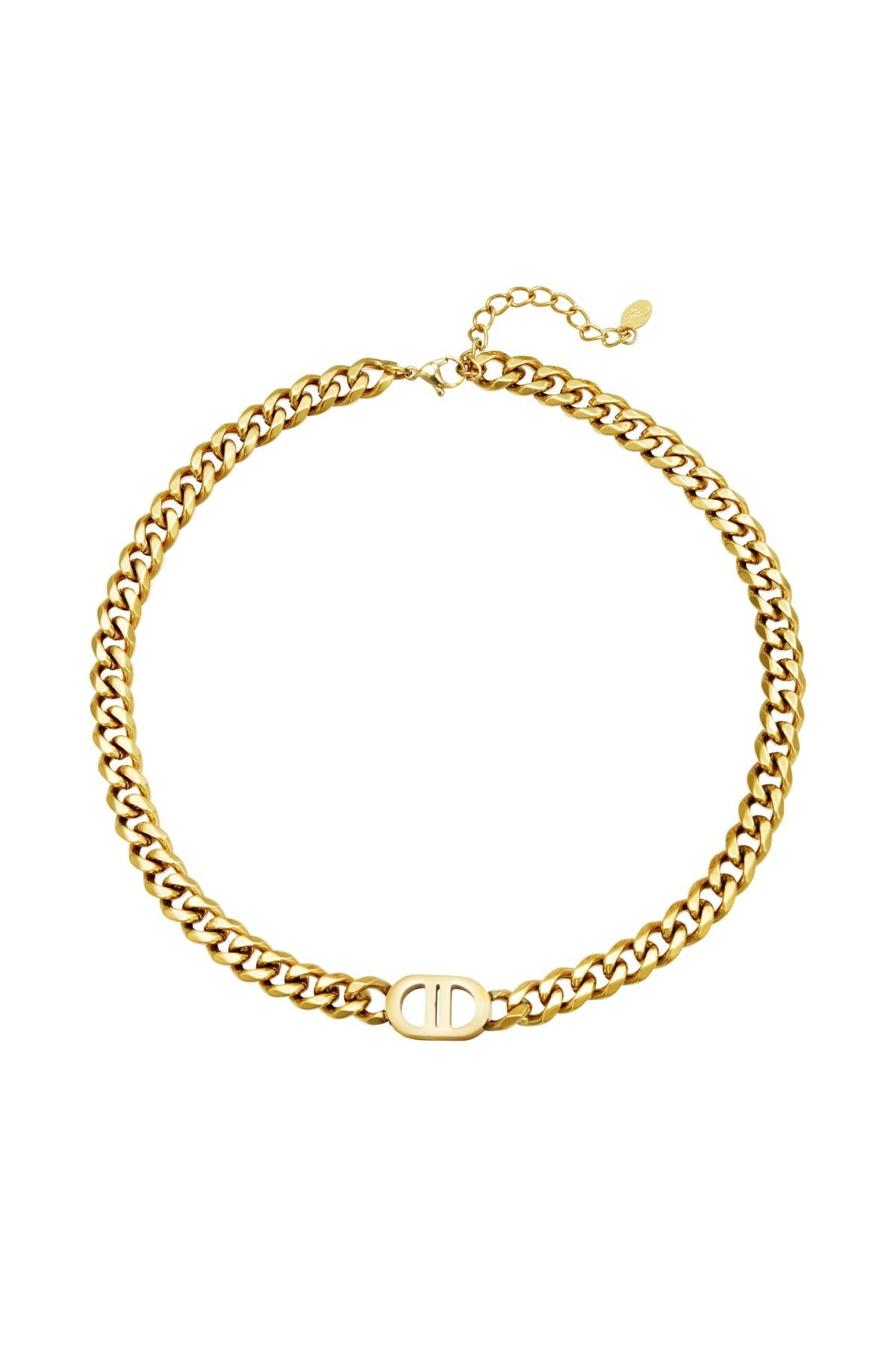 Gold core necklace