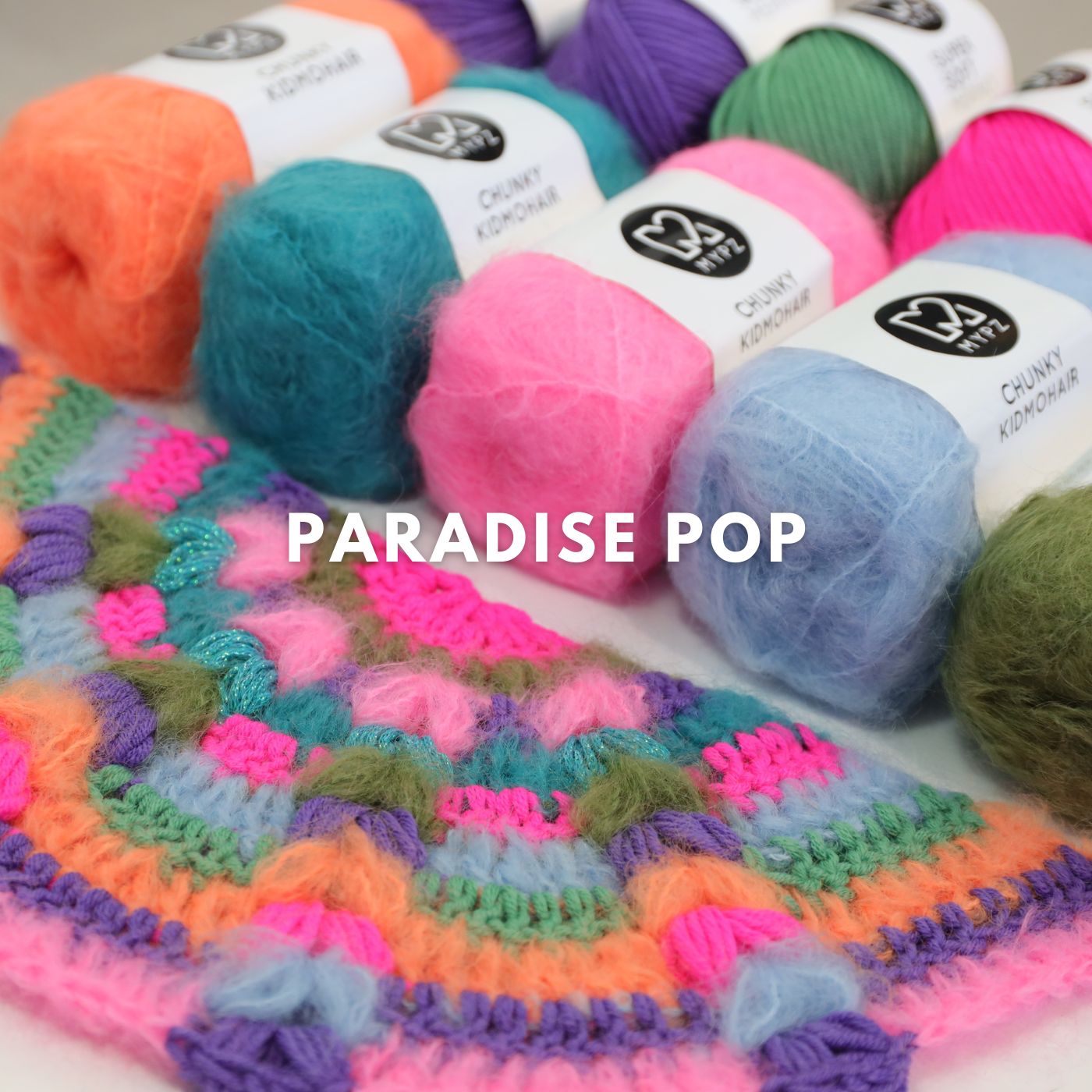 Crochet kit - MYPZ Boho shawl CROCHET ALONG (ENG-NL-DE-FR-ES)