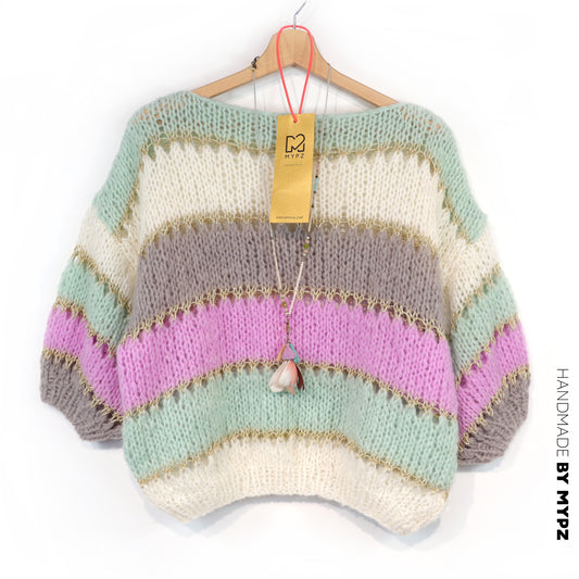 Knitting kit – MYPZ Light Alpaca Top Clouds No10 (ENG-NL-DE-FR)