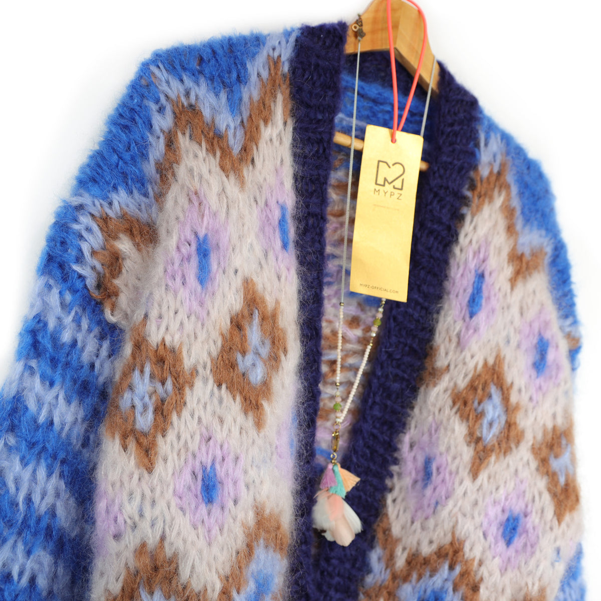 Stickmönster - Chunky Mohair Jacket Alpine Breeze No.12 (ENG-DE-NL-ES-FR-IT-DA-SV-NO)