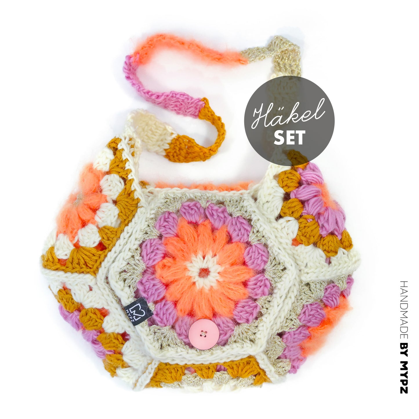 Crochet kit - MYPZ hexagon bag Elite (ENG-NL-DE)