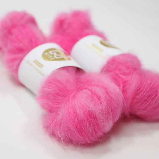 MYPZ Chunky kidmohair – hand-dyed Red Candy