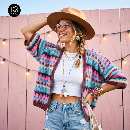 Crochet pattern - MYPZ Sprinkle Cardigan no5 (ENG-NL-DE)