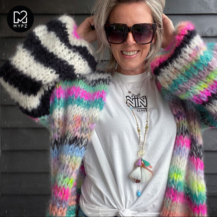 Strikkemønster – MYPZ Chunky Mohair Cardigan Indian Summer No.15 (NO)