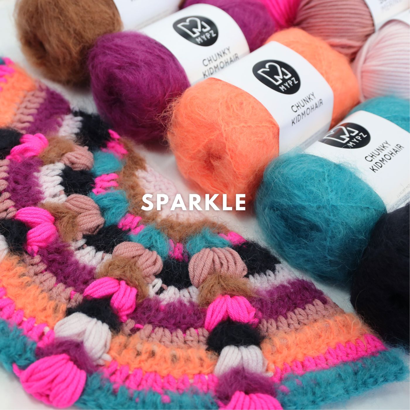 Crochet kit - MYPZ Boho shawl CROCHET ALONG (ENG-NL-DE-FR-ES)