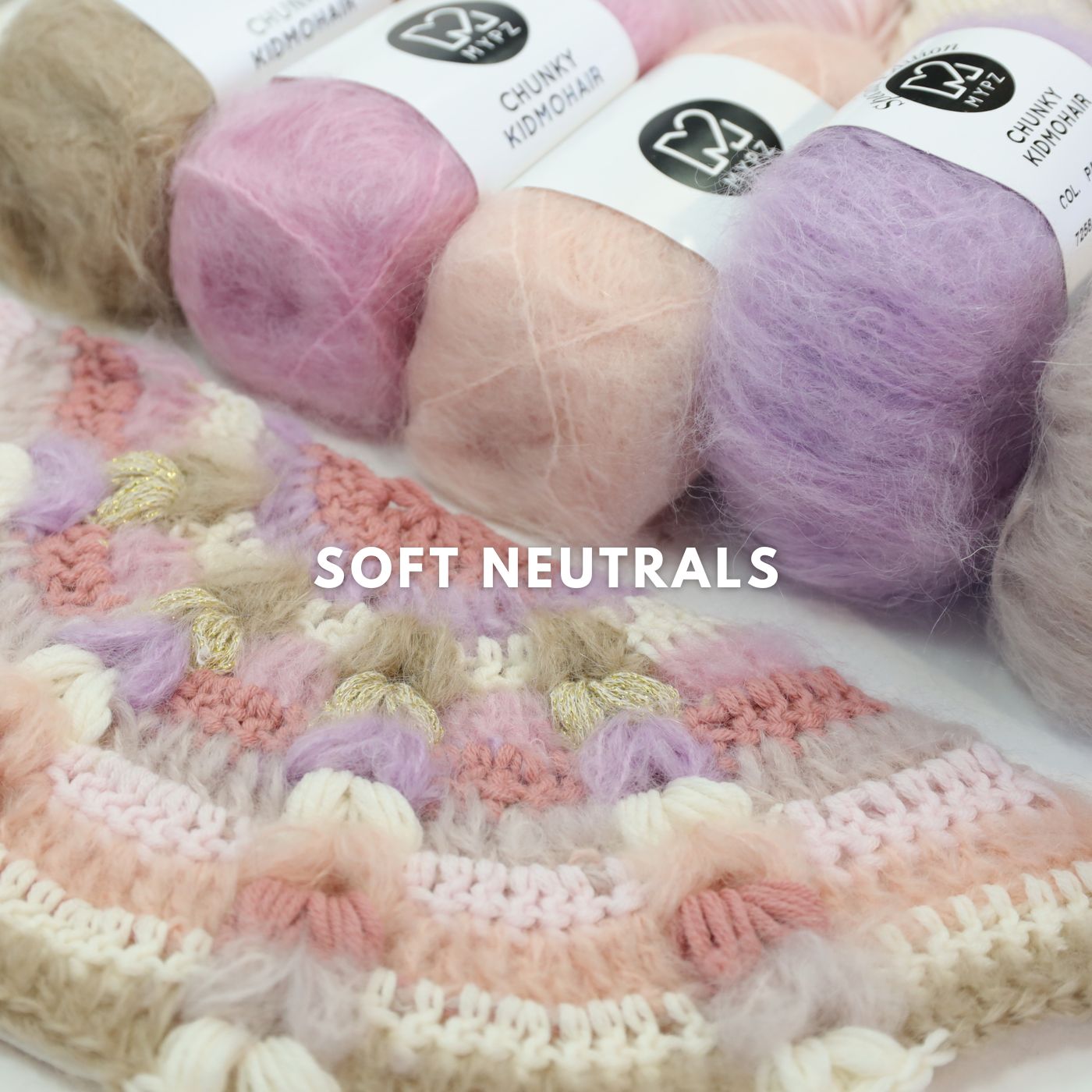 Crochet kit - MYPZ Boho shawl CROCHET ALONG (ENG-NL-DE-FR-ES)