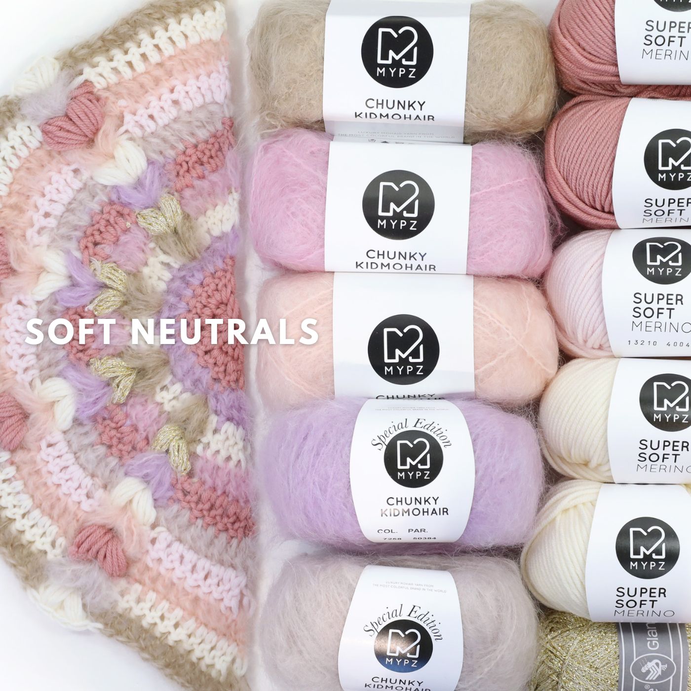 Crochet kit - MYPZ Boho shawl CROCHET ALONG (ENG-NL-DE-FR-ES)