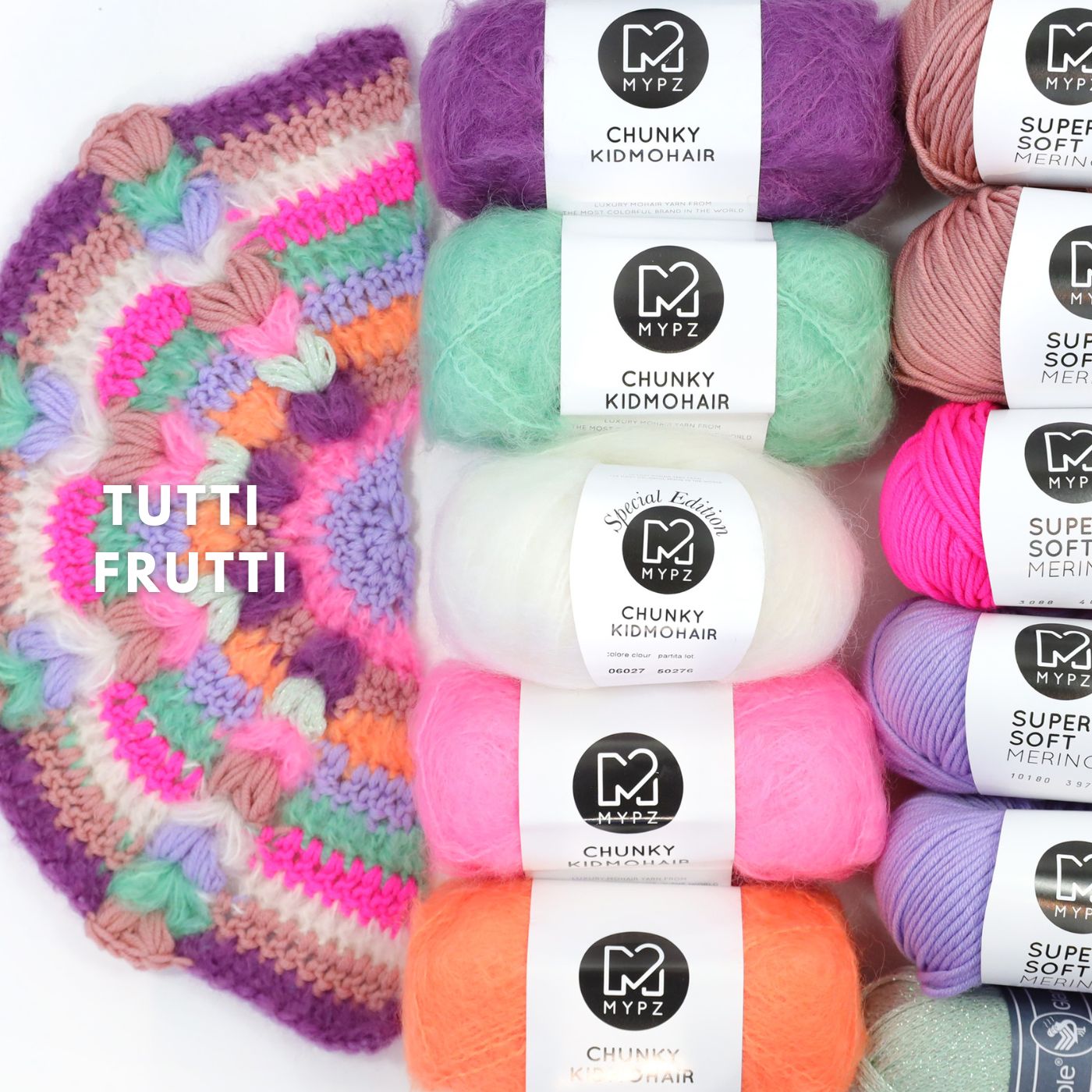 Crochet kit - MYPZ Boho shawl CROCHET ALONG (ENG-NL-DE-FR-ES)