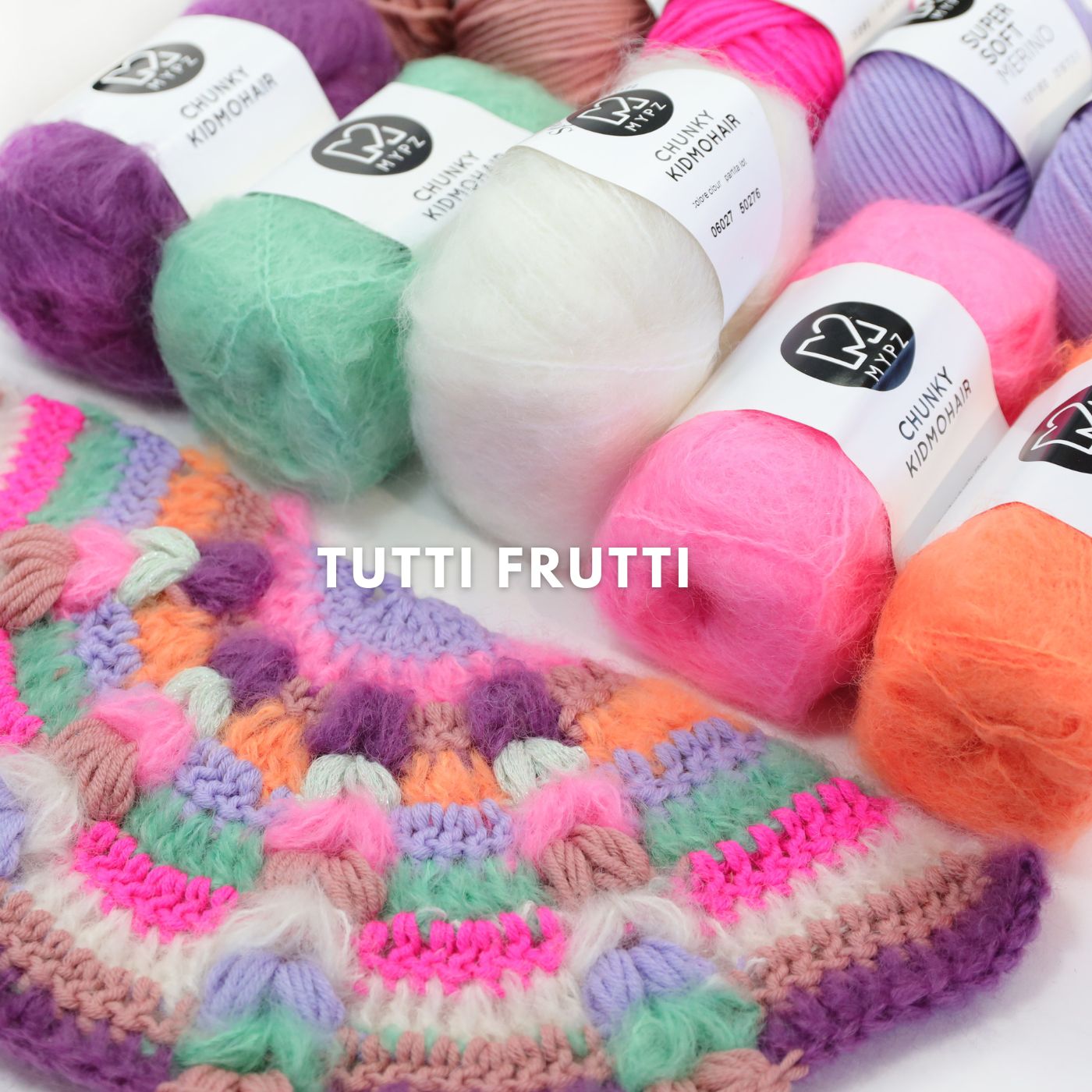 Crochet kit - MYPZ Boho shawl CROCHET ALONG (ENG-NL-DE-FR-ES)
