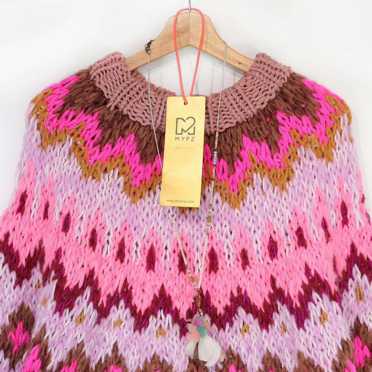 Stickmönster – MYPZ Chunky Topdown Alpaca-pullover Hallon nr 12 (ENG-DE-NL-ES-FR-IT-DA-SV-NO)