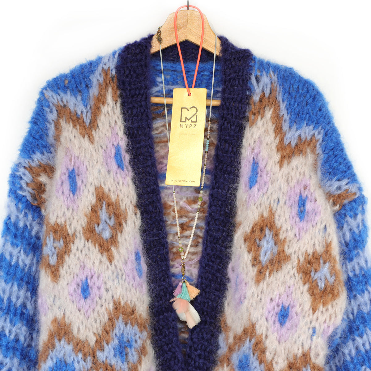 Stickmönster - Chunky Mohair Jacket Alpine Breeze No.12 (ENG-DE-NL-ES-FR-IT-DA-SV-NO)