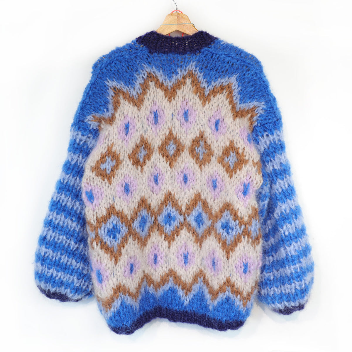 Stickmönster - Chunky Mohair Jacket Alpine Breeze No.12 (ENG-DE-NL-ES-FR-IT-DA-SV-NO)