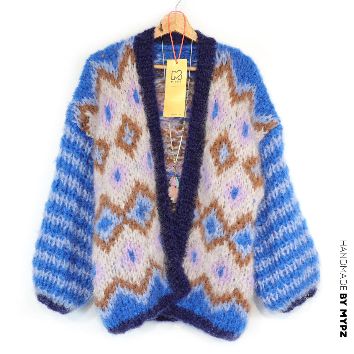 Stickmönster - Chunky Mohair Jacket Alpine Breeze No.12 (ENG-DE-NL-ES-FR-IT-DA-SV-NO)