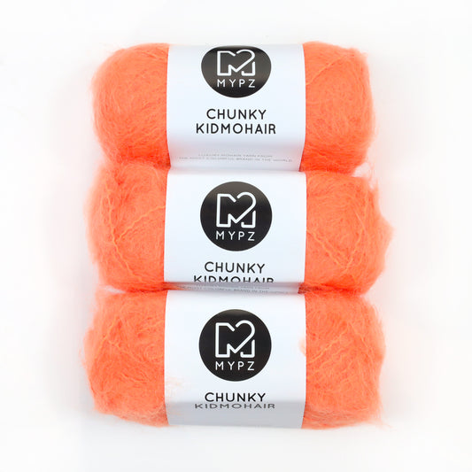 MYPZ Chunky Kidmohair DK – Neon Orange