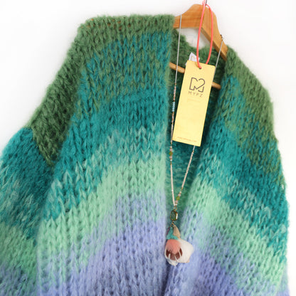 Stickmönster – MYPZ Chunky Mohair-kofta Mystic Lagoon nr 15 (ENG-DE-NL-ES-FR-IT-DA-SV-NO)