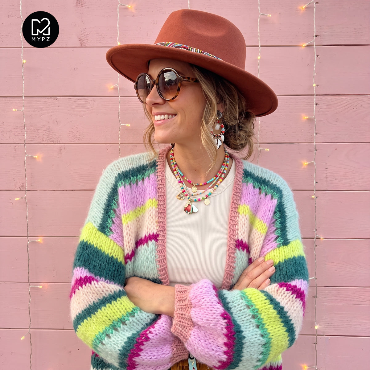 Knitting kit – MYPZ Light Alpaca Cardigan Featherlight No10 (ENG-NL-DE)