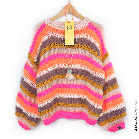 Crochet kit – MYPZ Chunky pullover Georgie (ENG-NL-DE)