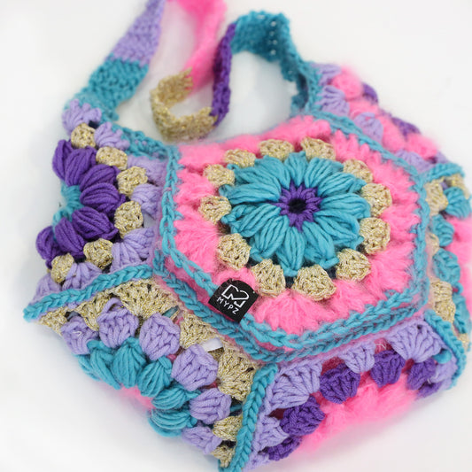 Crochet kit - MYPZ hexagon bag Pacha (ENG-NL-DE)