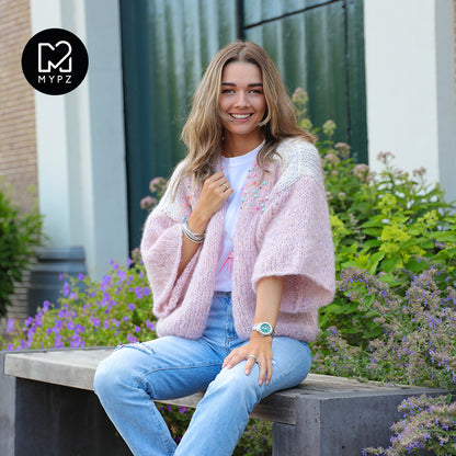 Knitting Kit – MYPZ Light Mohair Cardigan Jewel no10 (ENG-NL-DE)