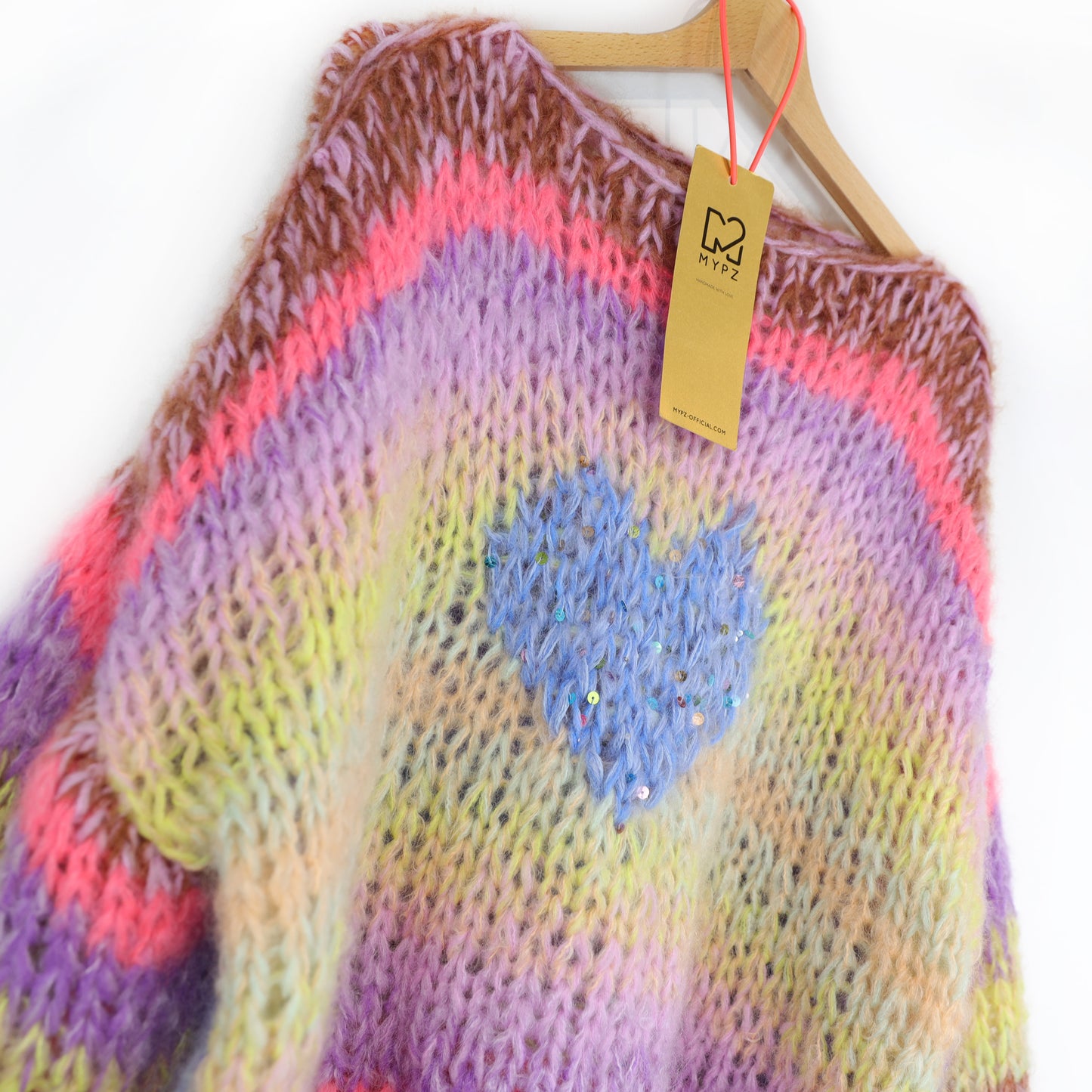 Knitting Kit – MYPZ Short Chunky Alpaca-Mohair Pullover Lake No15 (ENG-NL-DE)