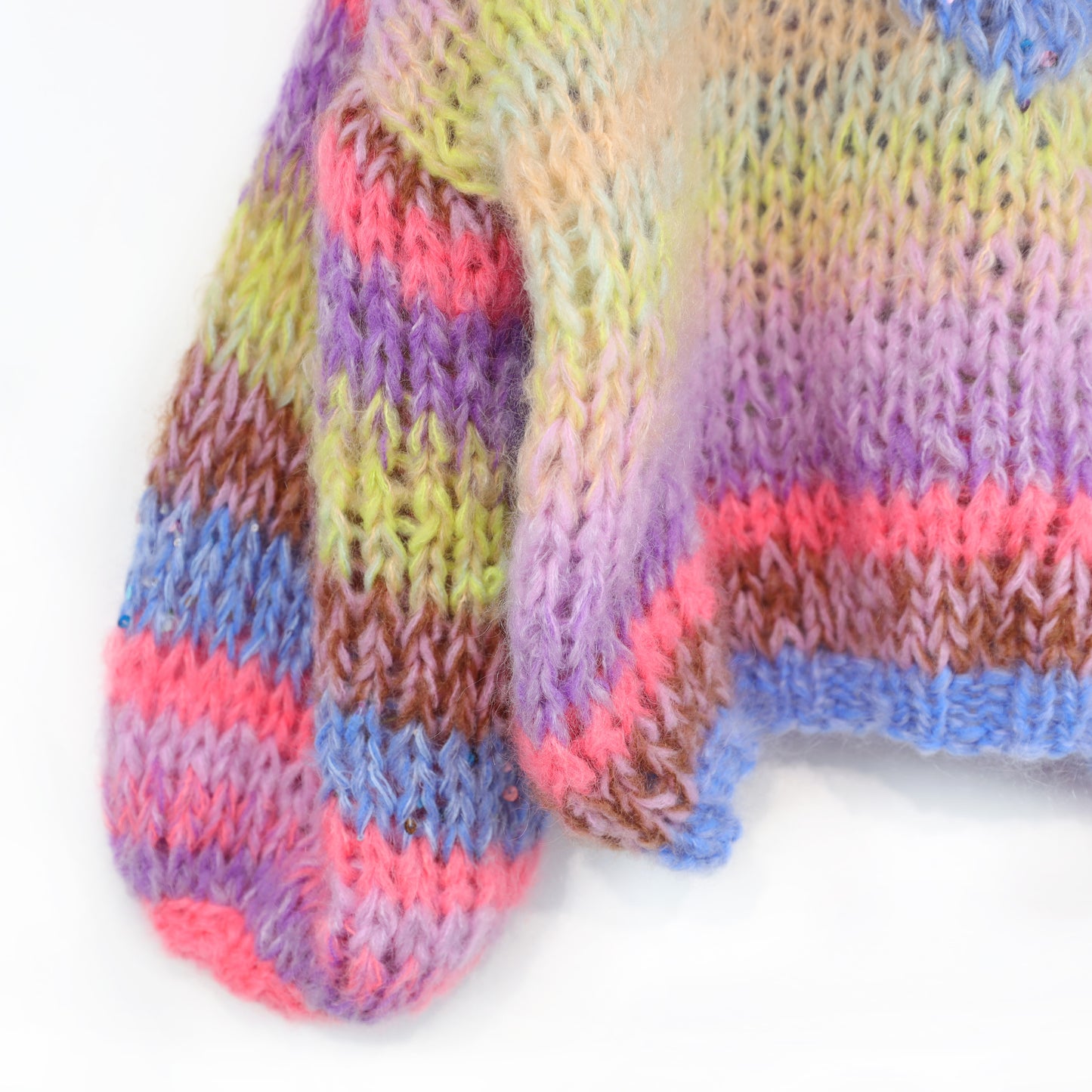 Knitting Kit – MYPZ Short Chunky Alpaca-Mohair Pullover Lake No15 (ENG-NL-DE)