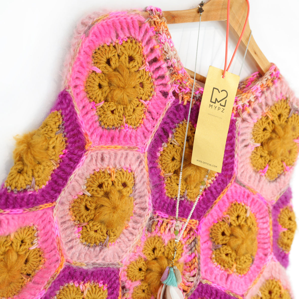 Virkbeskrivning - MYPZ Poncho Pecan (ENG-DE-NL-ES-FR-IT-DA-SV-NO)