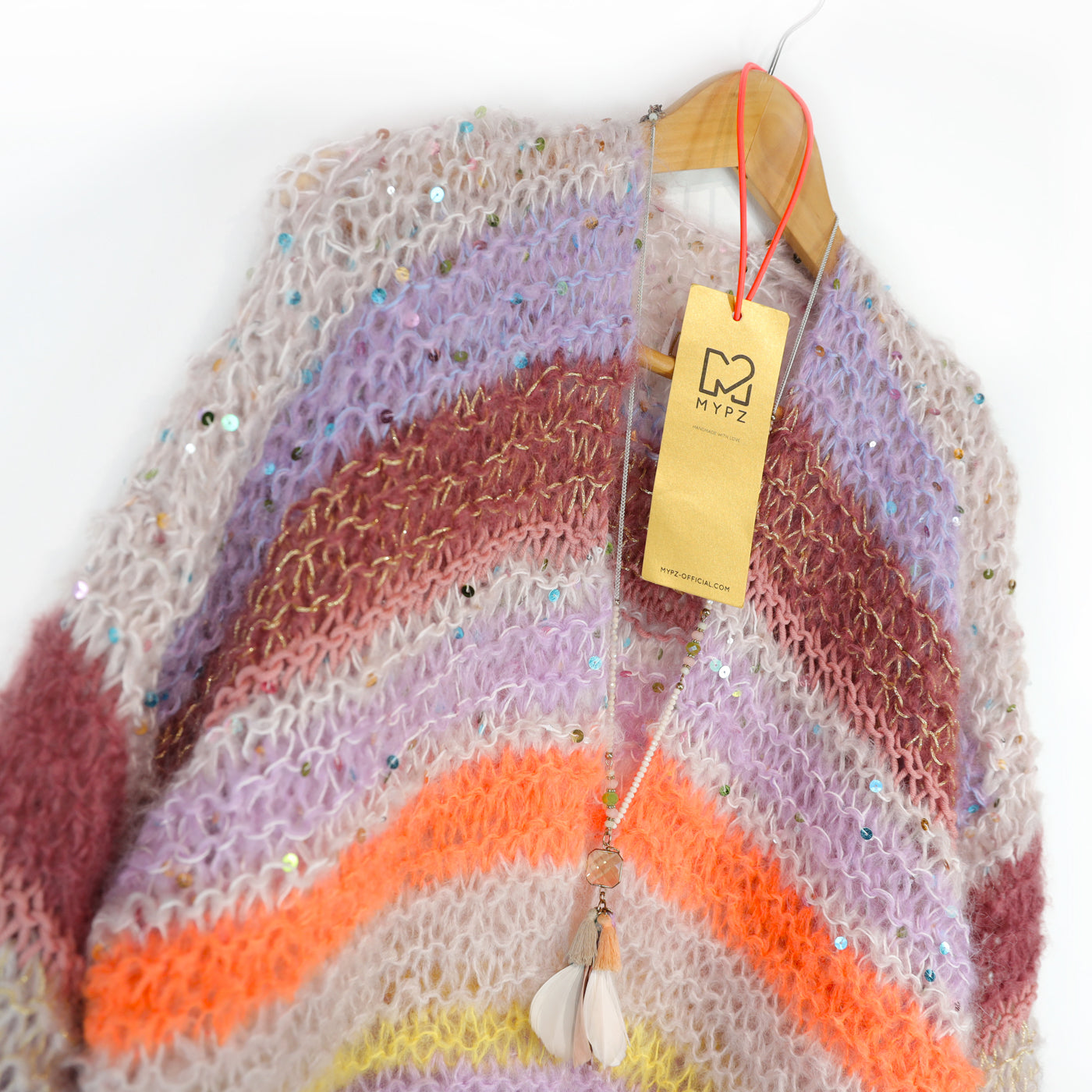 Knitting Kit – Light Mohair Cardigan Sasha No.12 (ENG-NL-DE)