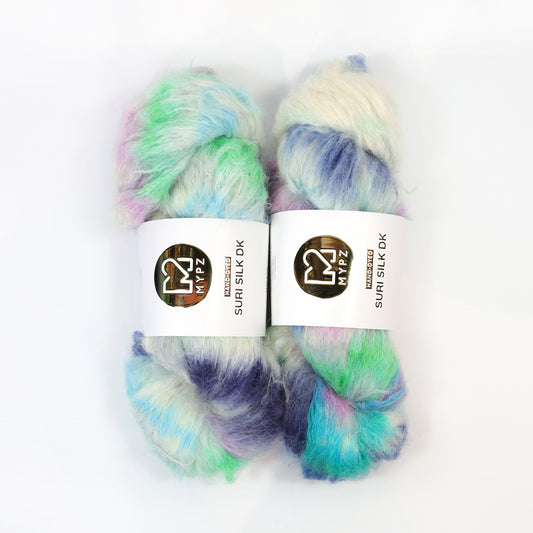MYPZ Suri Silk DK – handfärgad Blue Lagoon