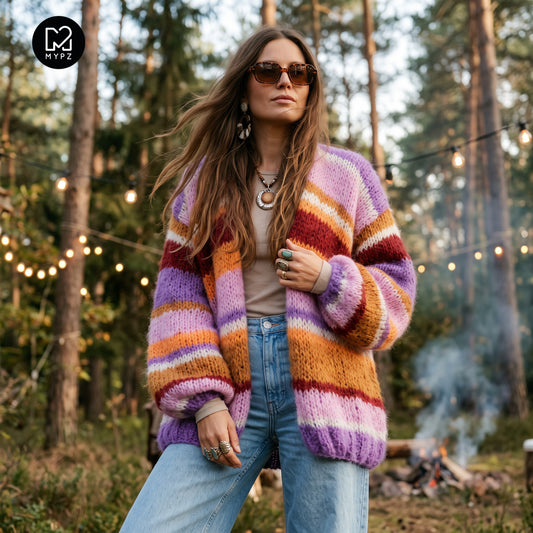 Stickmönster – MYPZ Light Alpaca Cardigan Sweet Hugs No10 (ENG-DE-NL-ES-FR-IT-DA-SV-NO)