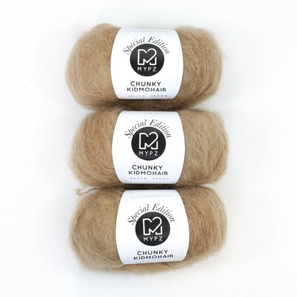 Knitting Kit – MYPZ Basic Light Mohair v-neck Pullover Beach no10 (ENG-NL)