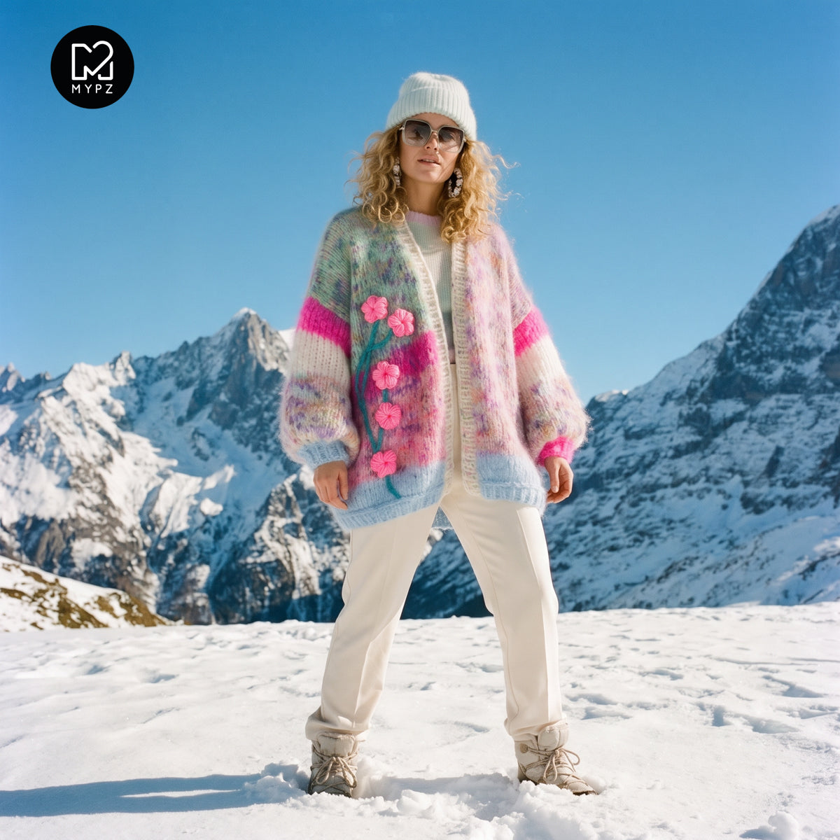 MYPZ Chunky Mohair Wild Romance-kofta