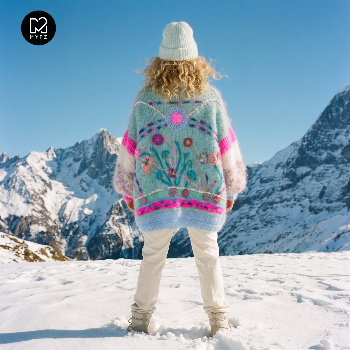 MYPZ Chunky Mohair Wild Romance-kofta