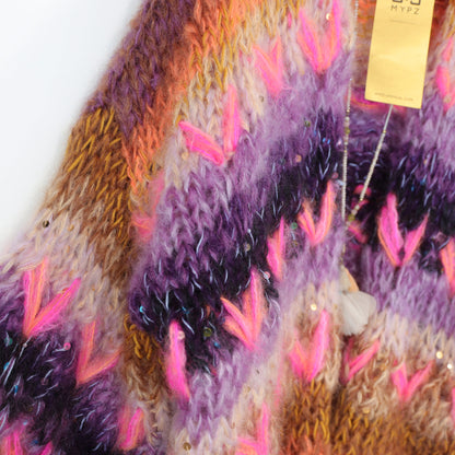 Chunky Mohair cardigan Boho Firefly