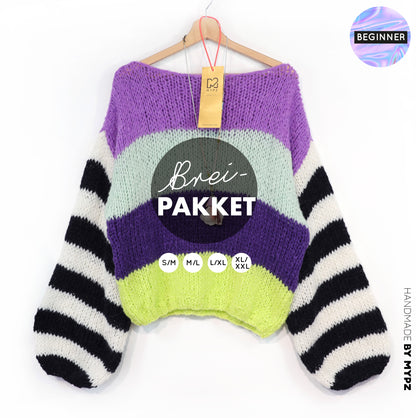 Knitting Kit – MYPZ  Light Alpaca Pullover Cloud Kiss No10 (ENG-NL-DE)