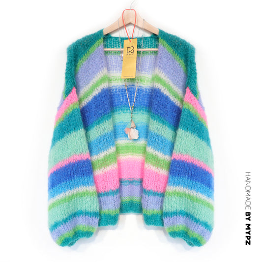 MYPZ Light Mohair cardigan Shamrock