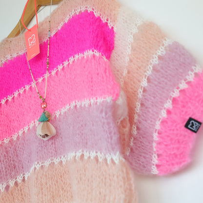 Knitting kit – MYPZ Basic Light Mohair Top Marina No10 (ENG-NL-DE-FR)