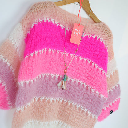 Knitting kit – MYPZ Basic Light Mohair Top Marina No10 (ENG-NL-DE-FR)