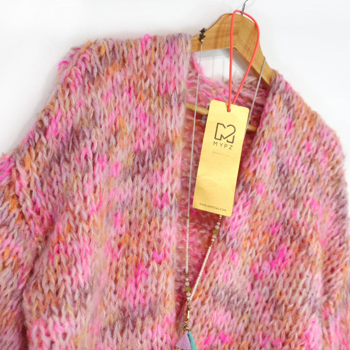 Stickmönster – MYPZ kort chunky-kofta i alpacka-mohair Pecan Dream nr 15 (ENG-DE-NL-ES-FR-IT-DA-SV-NO)