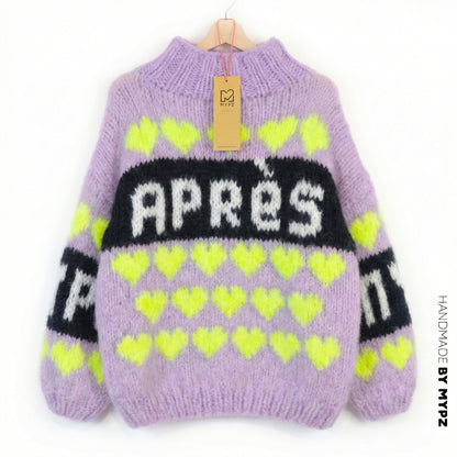 Knitting Kit – MYPZ Chunky Mohair Pullover Ski Crush No.9 (ENG-NL-DE)