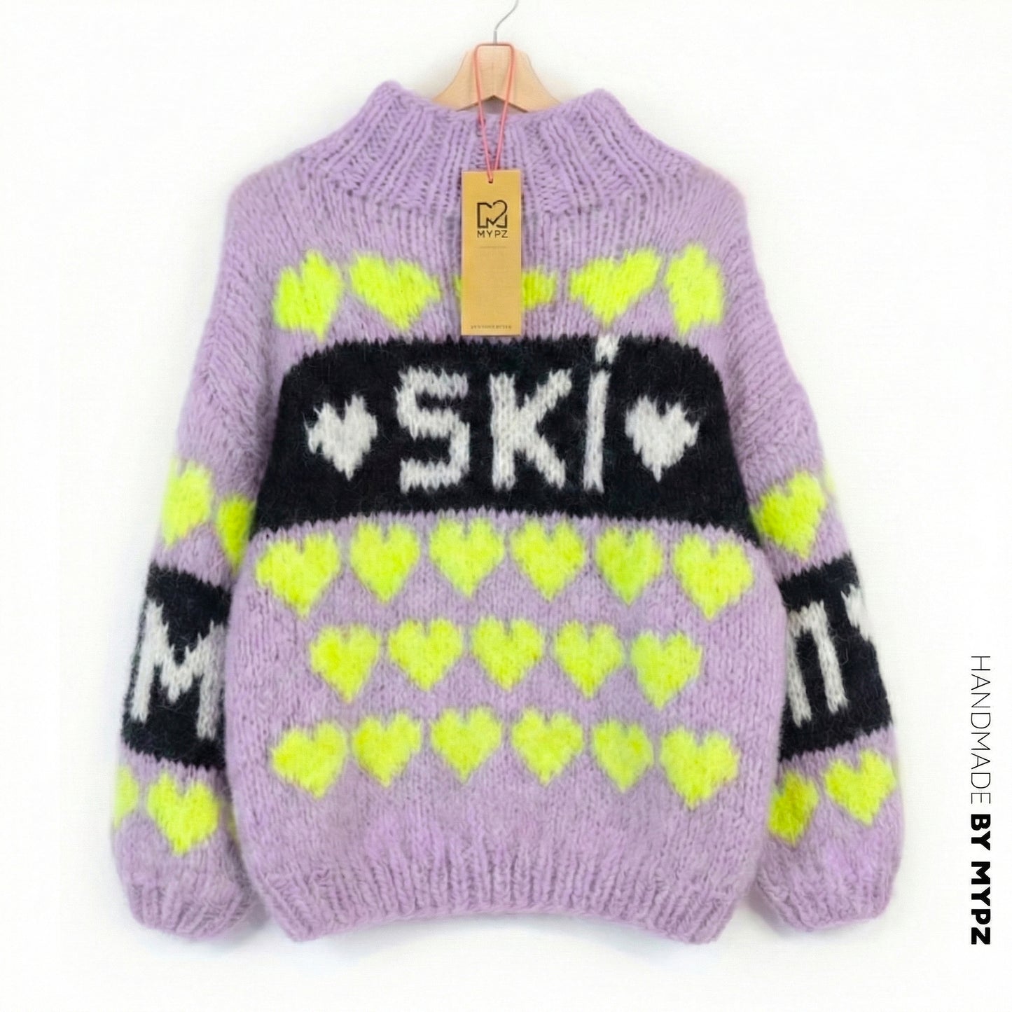 Knitting Kit – MYPZ Chunky Mohair Pullover Ski Crush No.9 (ENG-NL-DE)