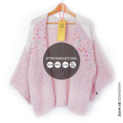 Knit pattern – MYPZ Light Mohair Cardigan Jewel no10 (ENG-NL-DE)