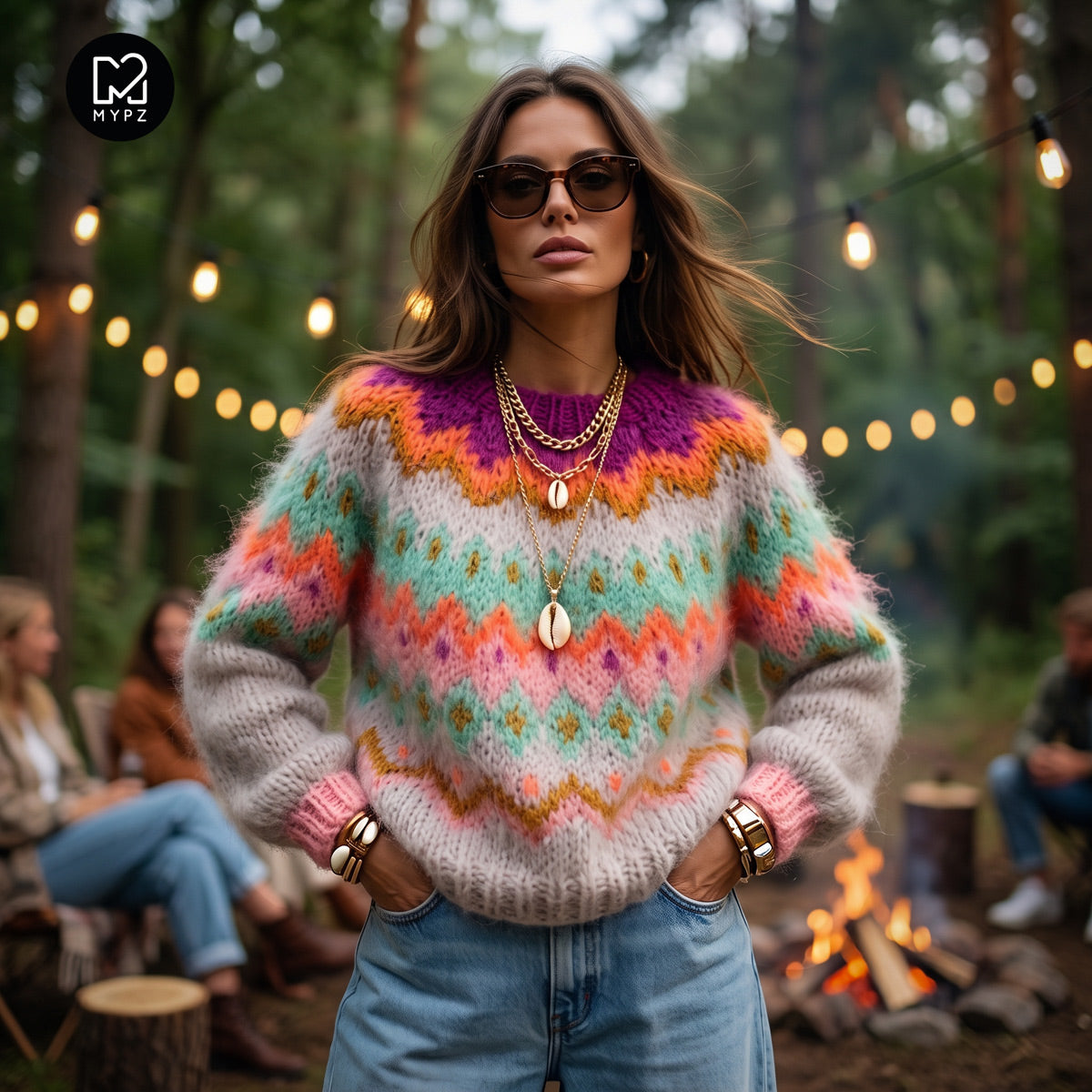 Stickmönster – MYPZ Chunky Topdown Mohair Pullover Snowberry No.12 (ENG-DE-NL-ES-FR-IT-DA-SV-NO)