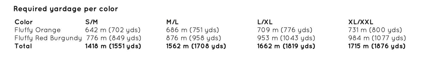 Knitting pattern – MYPZ Chunky Alpaca Pullover Merlot No15 – Beginner (ENG-NL-DE)